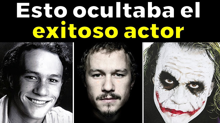 Así fue la trágica historia de Heath Ledger
