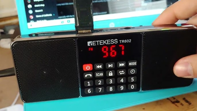  PRUNUS Radio de Bluetooth J-288 AM FM, J-189 pequeña radio  portátil recargable con pilas : Electrónica