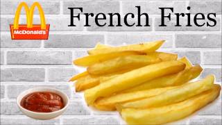 Make FRENCH FRIES like Mc'Donalds at home | Secret for a perfect golden crisp fries | Yummylicious..
