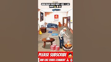 Brain Puzzle: Tricky Quest - Level - 1. Old House 🏡👴🏻👵🏻#brainpuzzletrickyquest #cartoon