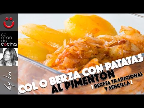 COL O BERZA CON PATATAS AL PIMENTÓN receta tradicional y sencilla I Comando Cocina