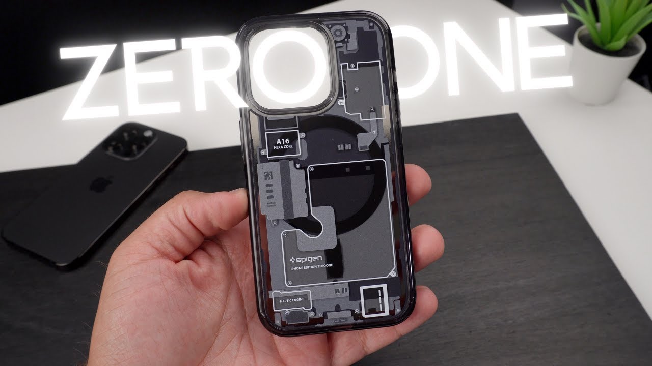 COOL iPhone 14 Pro Case - Spigen Ultra Hybrid Zero One! 