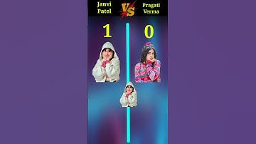 💚😎Pragati Verma vs Jaanvi Patel 🥰💙comparison video #shorts #pragativerma #jaanvipatel