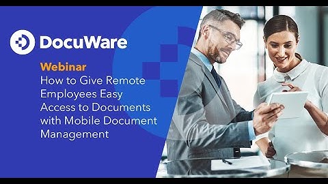Remote Working Tips: Easy access to documents anytime, anywhere (EMEA series, English)