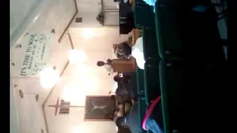 Benjamin Sheffield preaching