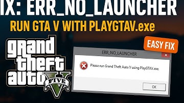 How to Fix Please Run GTA V Using playgtav.exe 2025 (Fast & Easy Guide)