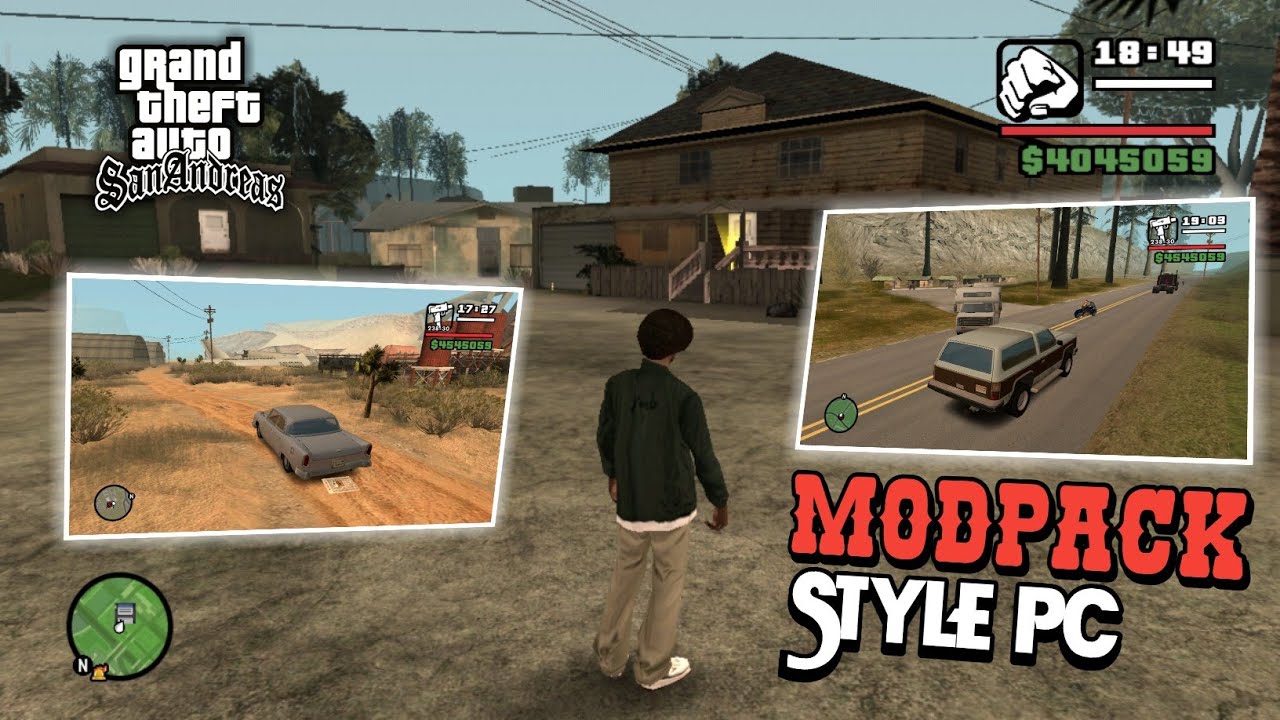 MODPACK - SIMPLE STYLE PC - GTASA ANDROID