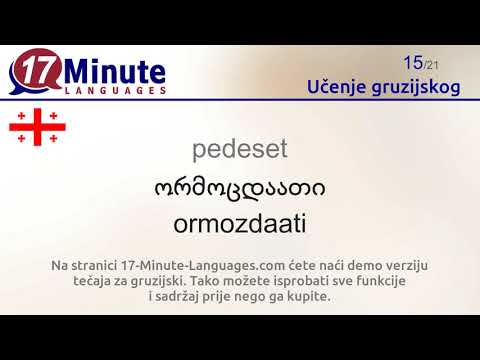 Učenje gruzijskog (3. Dio)