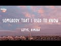 Gotye, Kimbra - Somebody That I Used To Know (Lyrics)