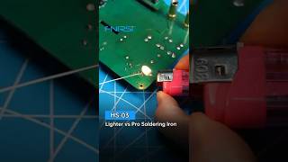 FNIRSI HS-03 Cordless Soldering Iron | Lighter vs Pro Iron?