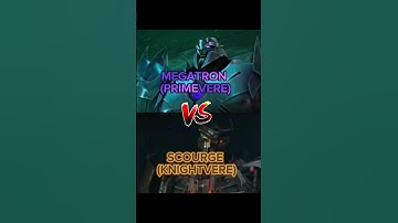 MEGATRON PRIMEVERE VS SCOURGE KNIGHTVERE #transformers #shorts #fyp #debate #viral #scourge #foryou