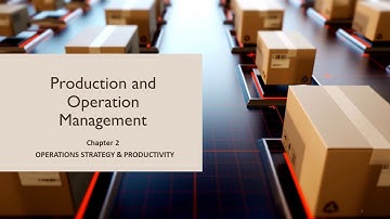 Production And Operations Management | Chapter 2