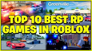 Top 10 BEST ROLEPLAY GAMES on ROBLOX!