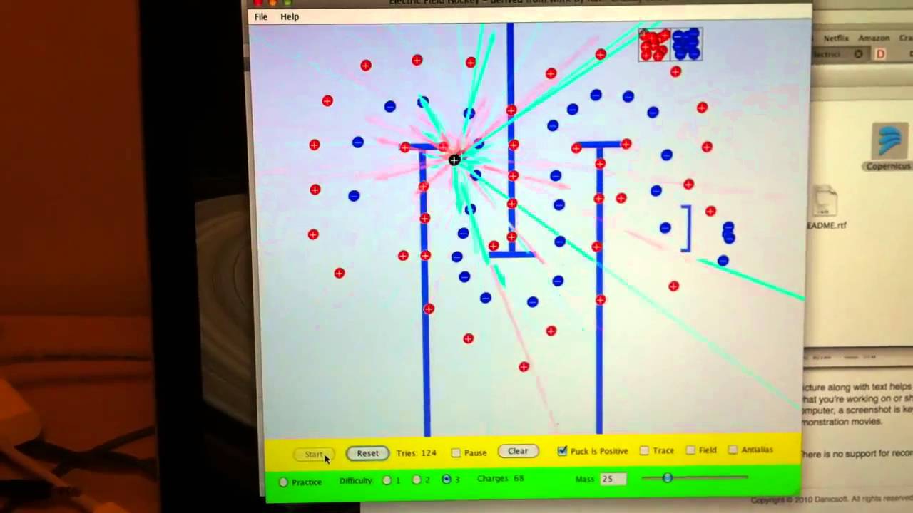 Electric Field Hockey Bonus Level 3 YouTube