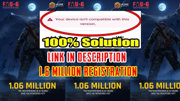FAUG your Device isn’t Compatible with this version in GOOGLE PLAY STORE 100% Working