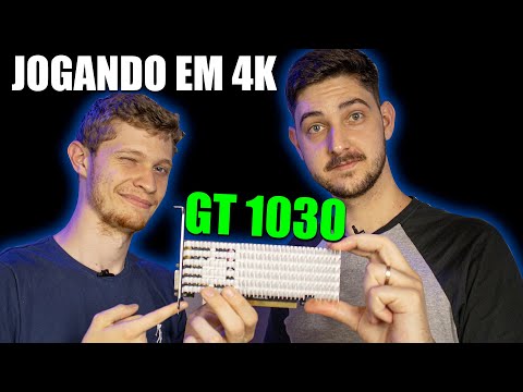 CHAMEI O TECNOART PRA JOGAR EM 4K COM A GT 1030!