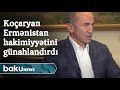 Robert Koçaryan Ermənistan hakimiyyətini günahlandırdı