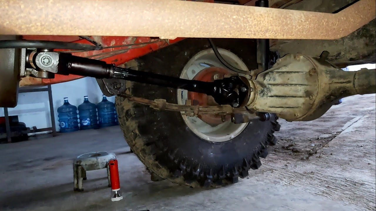 Jimny SJ410 4x4 13 Spline Drive Shafts Installed (Part 3) YouTube