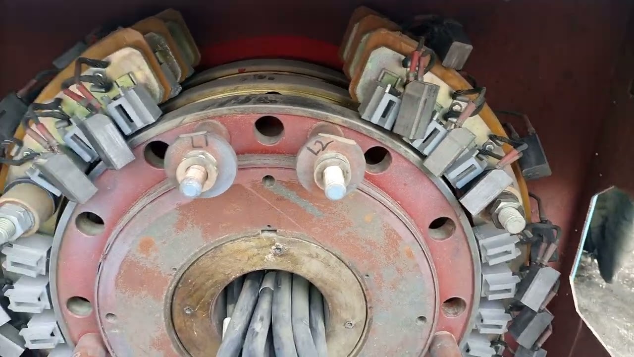 3 phase induction motor wound rotor slip ring 4500KW 4.5 MW review and routine maintenance