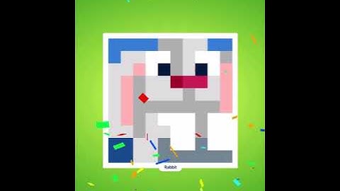 Nonogram Pets and Friends 2021 Postcard 1 Puzzles 21-25