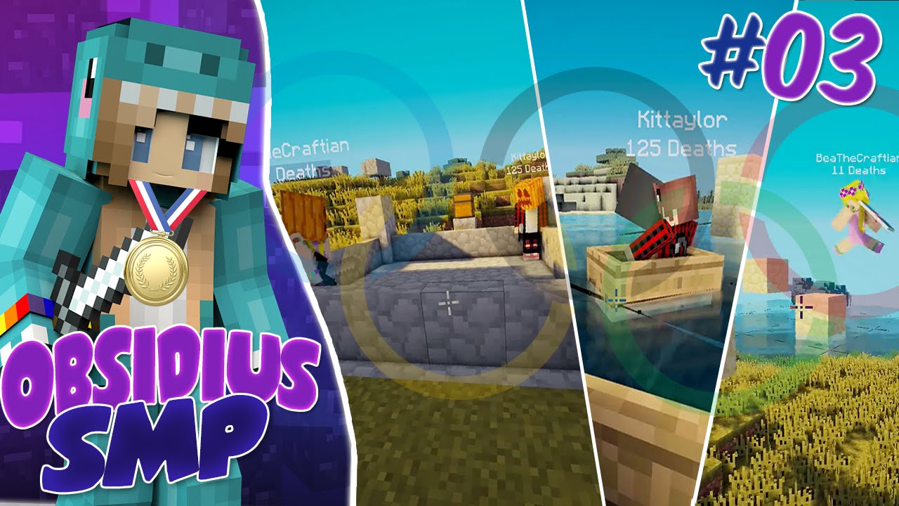 Obsidius SMP | SQUIOLYMPIC GAMES | Episode Three w/Kittaylor + BeaTheCraftian