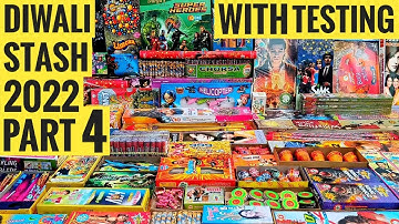 DIWALI FIRECRACKERS STASH 2022 PART 6.4 WITH TESTING | DIWALI CRACKERS TESTING 2022 | CRACKERS VIDEO