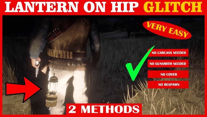 Red Dead Redemption 2 Lantern on Belt - How to Equip - GameRevolution