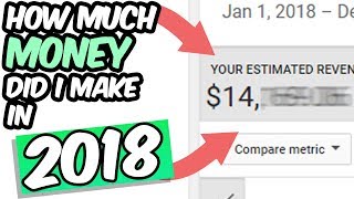 How Much Money I Made in 2018 From YouTube
