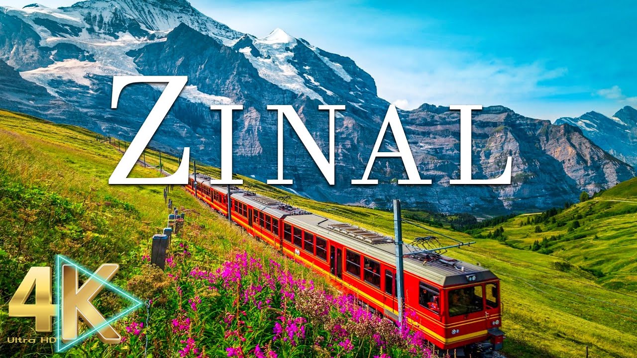 ZINAL 4K - Scenic Relaxation Film with Calming Music - 4K Video Ultra HD