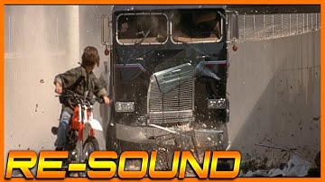 Terminator 2  - EPIC BIKE CHASE PART 1【RE-SOUND🔊】