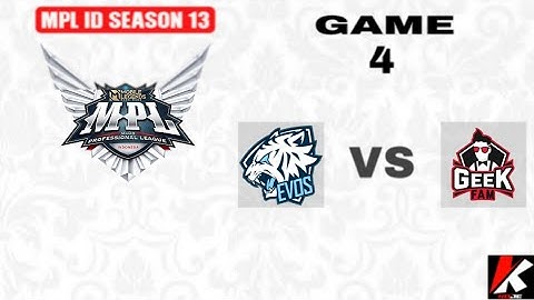 EVOS GLORY vs GEEK FAM | Playoffs Day 4 | Game 4 | #MPLIDS13