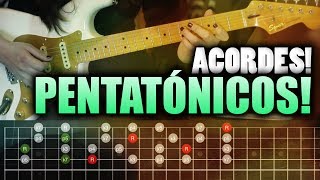 LA ESCALA PENTATÓNICA COMO NUNCA LA TOCASTE! | ACORDES PENTATÓNICOS chords