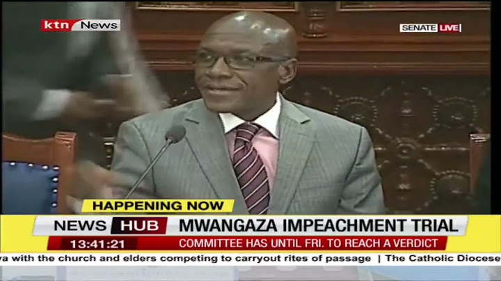 Governor Kawira Mwangaza impeachment trial (Day 2, Part two))