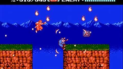 NES Ninja Gaiden 2: Parallax Scrolling and Wind Effect