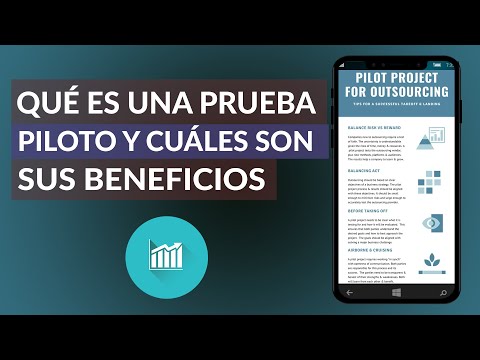 ¿Qué es una PRUEBA O PROYECTO PILOTO y cuáles son los beneficios de implementarlas?