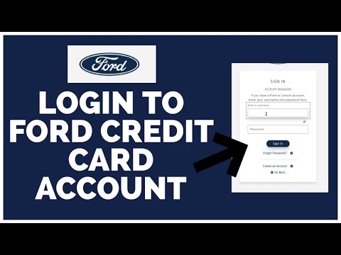 How To Login to Ford Credit Card Account? Ford Credit Card Login