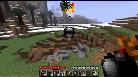 Minecraft Mods - FREEZE GRENADE Mod! Plus Incendiary, Nuclear & More Grenades!