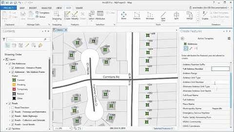 ArcGIS Pro - Edit with feature templates
