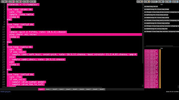 Algorave Sonic Pi Jamming #011 - Ses