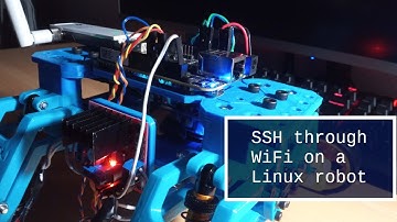 SSH through WiFi on a Linux robot