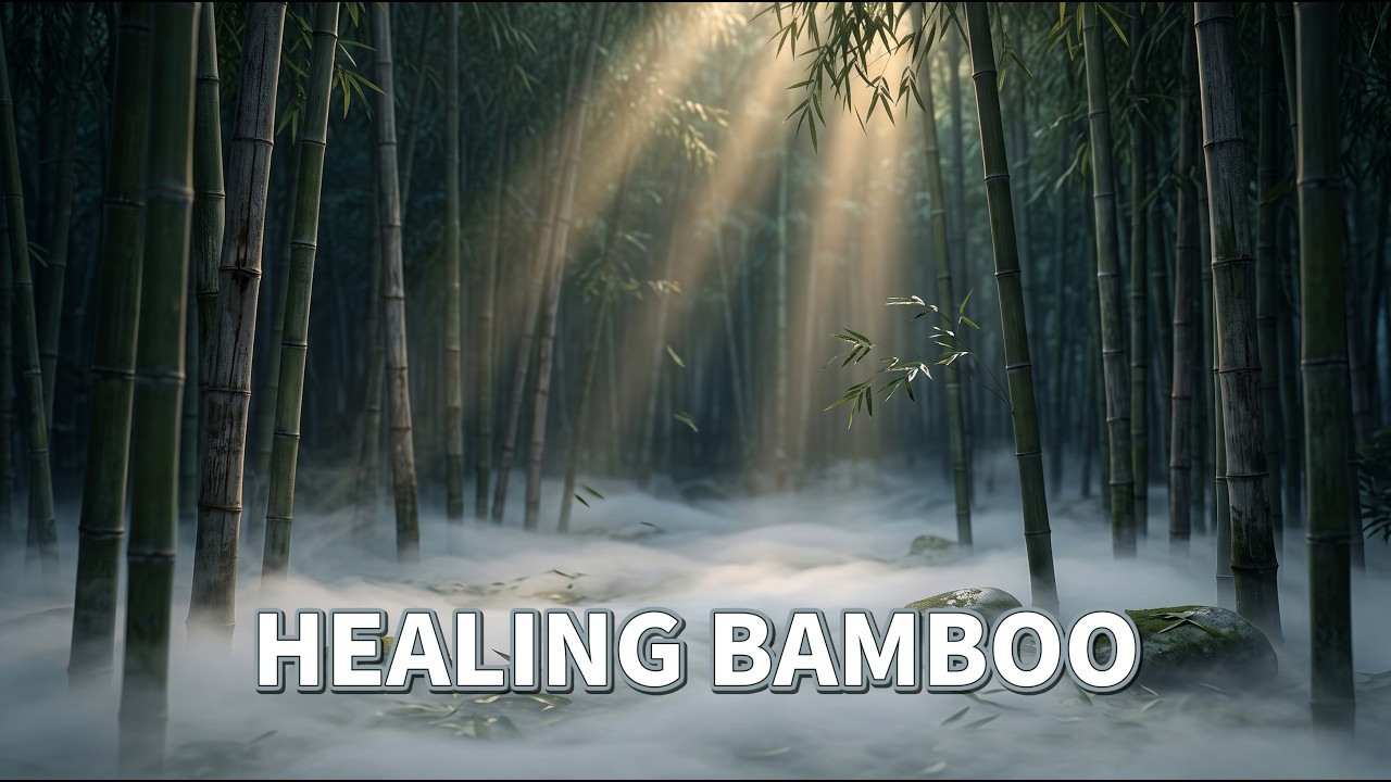 Calm Your Mind in a Misty Bamboo Forest 🌿 10H Relaxing Chinese Music