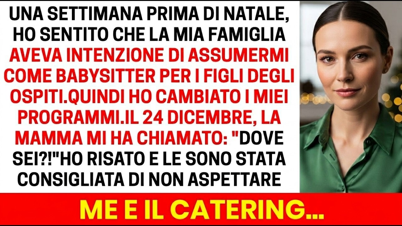 Ho sentito mia madre e i miei fratelli pianificare la cena di Natale da dietro la porta della cucina—"Margot baderà ai bambini mentre noi adulti mangiamo in pace"—e poi qualcuno ha aggiunto: "Non...