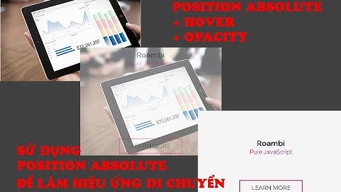 Laravel Từ Căn Bản - Bài 12 -  Landing Page - Sử Dụng Position Absolute Để Tạo Hiệu Ứng Chuyển Động