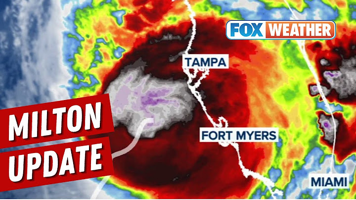 Hurricane Milton Expected To Bring Life-Threatening Storm Surge To Central, Southwestern Florida