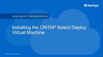 Installing the ONTAP Select Deploy Utility