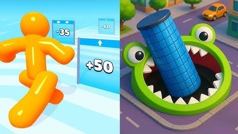 Tall Man Run 🆚 Hole.io 🎮 Game 👑 Most Famous MNY Android ISO Walk through Droid TV 