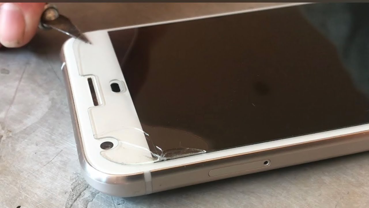 how to remove iphone glass screen protector