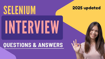 Vragen en antwoorden voor het Selenium-interview | Voorbereiding op het Selenium-interview | Laat...