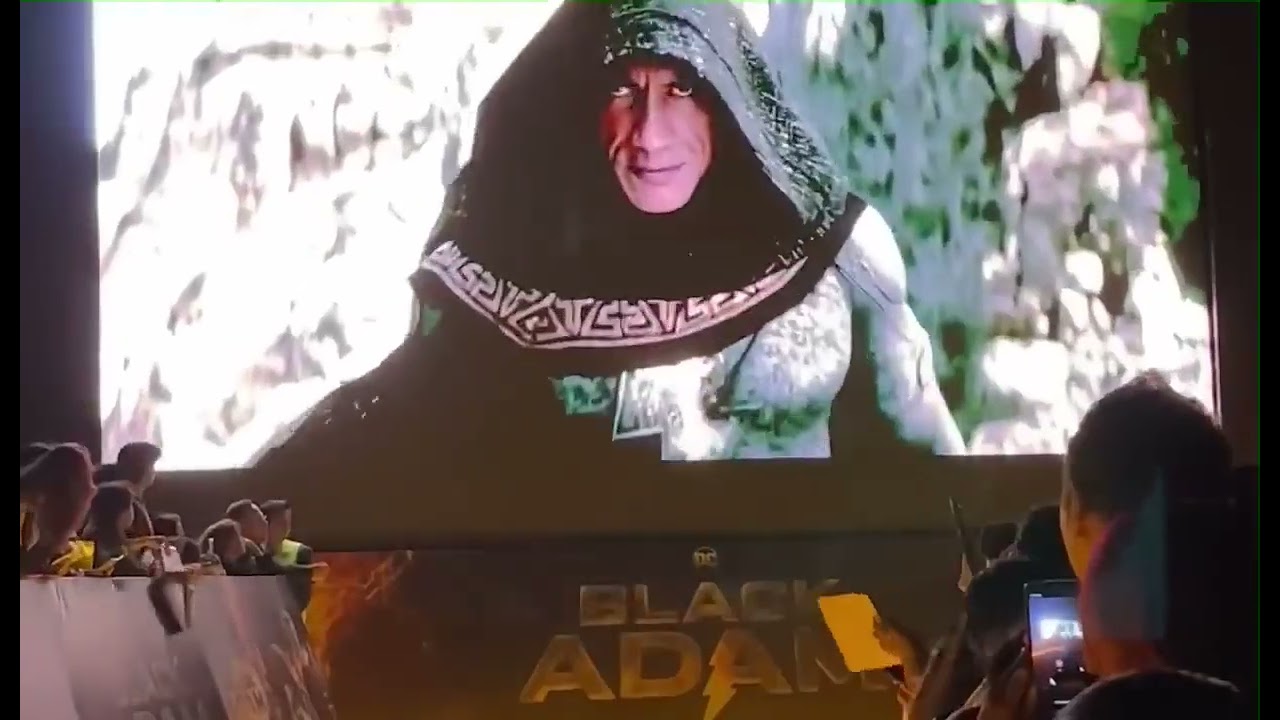 Black Adam scene leaked | Black Adam movie footage leaked
