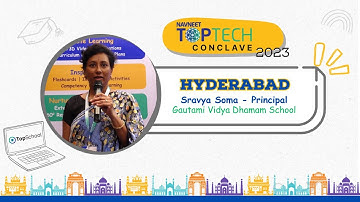 NAVNEET TOPTECH Conclave - 2023 | Hydrabad | Sravya Soma -  Principal